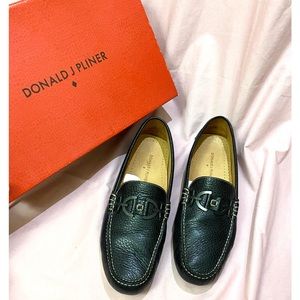 Donald J Pliner Tumbled Calf Slip-ons